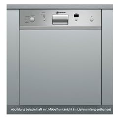 Bauknecht GSIK 6518/1 IN Integrierbarer Einbaugeschirrsp�ler Edelstahl / AAA / Wasserverbrauch: 12 L / Energieverbrauch: 1.05 kWh / Schallleistung: 48 dB / 60 cm