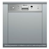 Bauknecht GSIK 6518/1 IN Integrierbarer Einbaugeschirrsp�ler Edelstahl / AAA / Wasserverbrauch: 12 L / Energieverbrauch: 1.05 kWh / Schallleistung: 48 dB / 60 cm