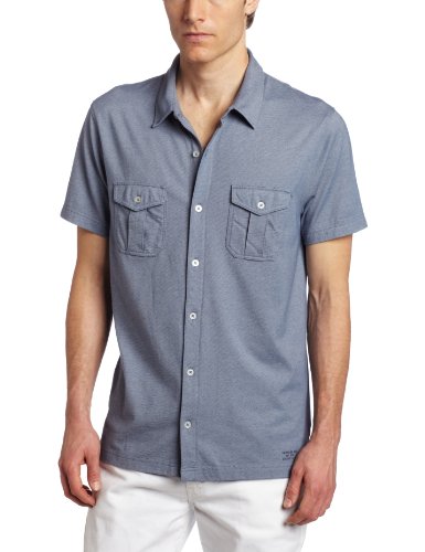 Calvin Klein Jeans Men\'s Polished End On End Shirt