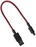 ELECOM microUSBケーブル 2A出力 高耐久 0.2m レッド MPA-AMBS2U02RD