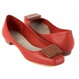 Kenneth Cole Wood Humor Red flats