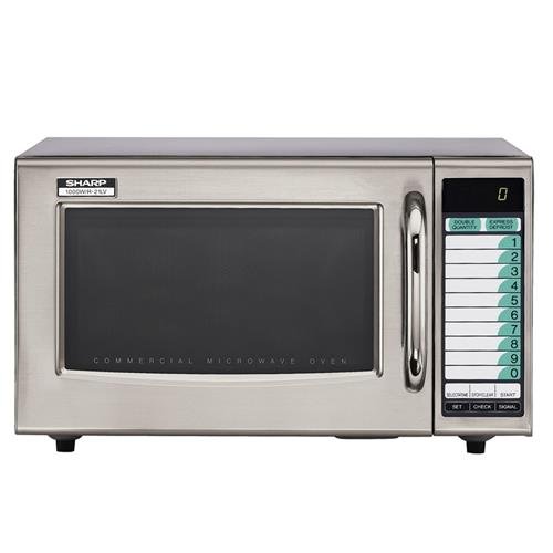 Sharp R21LVF 1000 watt Programmable Commercial Microwave Oven Best