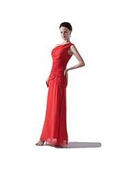 One Shoulder Empire   Waistline Sheath Prom Dress 
