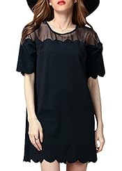 Summer Knee Length Short Sleeves  Dress