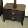 Mykonos Contemporary Dark alnut Nighstand - MOTIF Modern Living
