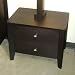 Mykonos Contemporary Dark alnut Nighstand - MOTIF Modern Living