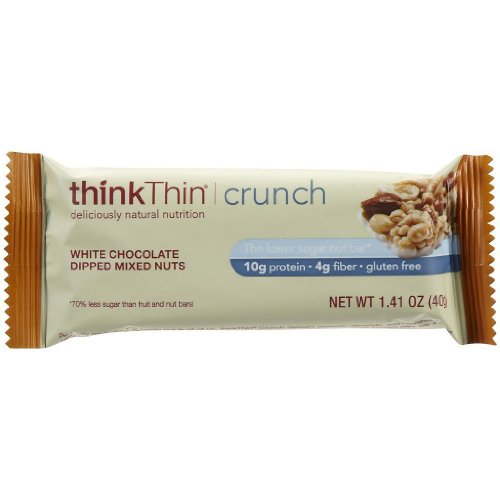 thinkThin Crunch White Chocolate Mixed Nuts, 