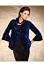Newport News Cropped velvet swing jacket