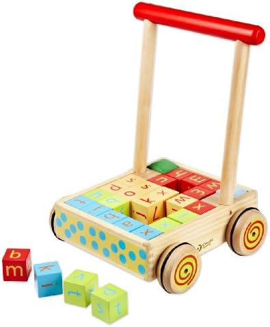 Classic Toy 646B Baby Walker with 28 blocks