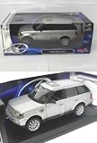 Diecast Model Range Rover Sport (Playerz) in Silver-White (1:18 scale)