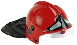 Theo Klein 8918 - Casco da pompiere, colore: Rosso