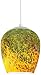 Alfa Lighting P102QJ-BRZ-MED 12 Volts Simplicity Pendant with Quick Jack Adapter, Vintage Bronze with Meadow Shade