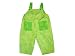 Baby : Boys Girls Reversible Twill Overalls Green Giraffes 18 Months