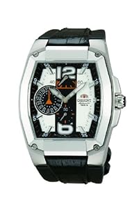 Orient Men's CEZAE001S 23 Jewels Automatic with Power Reserve Indicator Date and Small Second Hand White Watch