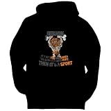 Kneeboarding GETS HURT Sports Mens Hoodie (Black, Sizes X-Small - XXX-Large)