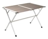 Outbound Double Roll-Up Aluminum Table (Silver, Medium)