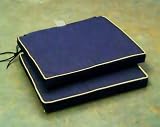 from Zippy UK Zippy Waterproof Garden Furniture Chair Cushion - Dark Green + Beige Piping - (TWIN PACK) 50cms x 44cms