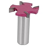 uxcell ウッドパーフォレーションＴ-スロットルータービット　木工Ｔ-スロットルータービット