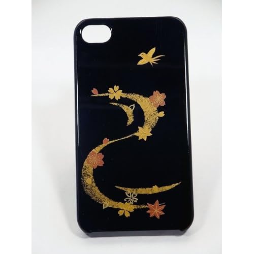 Amazon.com: Maki-e iPhone 4/4S Cover Case Made in Japan - Nami ni Shunju (Spring & Autum's Wave): Cell Phones & Accessories