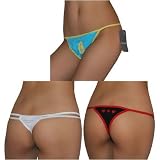 3 PACK: Ladies Private Intimate G-String Thong Panties / Knickers