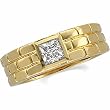 14K Yellow Gold Diamond Wedding Band Duo - Lady's Ring - 0.50 Ct.
