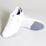 Radium M Spm Leather Mens Shoes By Lacoste Footwear In White/Black Mens Shoes By Lacoste Footwear