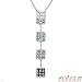Koesia! Made in Italy Beautiful Hand-Made Necklace with 2.55 ctw Super Clean FG/VS Diamonds, Iolite, Tanzanite and Topaz Made of 18K Gold