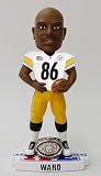 SUPER BOWL XL CHAMP PITTSBURGH STEELERS RARE H.WARD #86 Ring Bobblehead