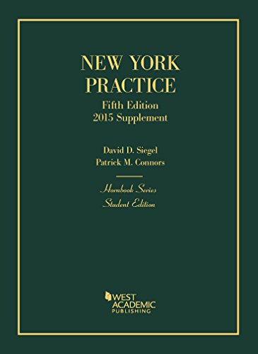 New York Practice, 5th, Student Edition, 2015 Supplement (Hornbook)