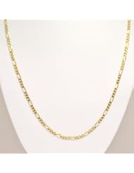 18K Yellow Gold 20" Figaro Chain
