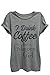 Thread Tank Drink Coffee Like A Gilmore Girl Women's Relaxed T-Shirt Tee Heather Grey Medium