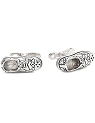 ROTENIER "Atelier" Sterling Silver Dress Shoes and Shoe Horn Cufflinks
