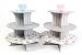 from PinkWebShop Cardboard 3-Tier Cup Cake Stand - Floral English Vintage Summer - Set Of 2