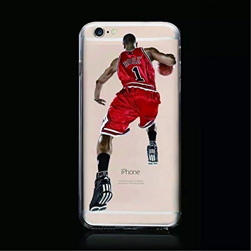 iPhone 6S Case, iPhone 6 Case, Phone Back Cover Case for Men/Boys with NBA Basketball Player for iPhone 6/6S Soft Thin Rubber Clear Back Cover for iPhone 6/6S 4.7inch(Not for 6 Plus/6S Plus 5.5")(10)