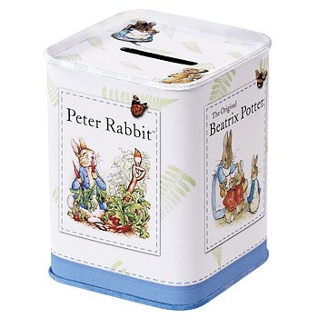 Childrens Toyshop  Toys : Beatrix Potter Tin Money Box
