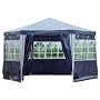 Pavillon PE Gartenzelt 6-Eck mit 6 Seitenteilen in&hellip von Kronenburg Handel GmbH