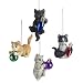 Kittens Playing Christmas Ornaments Set of 4