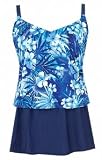 Delta Burke Jungle Heat Plus Size Skirtini Swimsuit - Plus Size Swimwear Plus Size Swimsuit