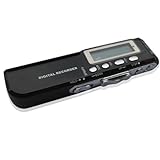 LCD Display USB Digital Activated Audio Voice Recorder Dictaphone MP3 Player 4GB