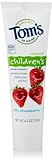 UPC 077326830925 product image for Tom's of Maine Anticavity Children's Toothpaste, Silly Strawberry, 4.2-Ounce (Pa | upcitemdb.com
