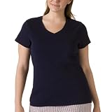 Women's Plus Size Merona® Ribbed V-Neck Tee - Deep Navy