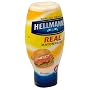Hellmanns Squeezable Real Mayonnaise, 18-Ounce Bottle (Pack of 4)