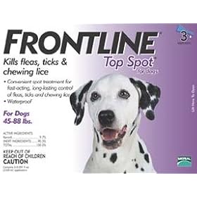 Frontline Top Spot Flea & Tick Medication for Dogs (45-88lbs) 3 months