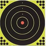 Birchwood Casey Shoot-N-C Bullseye Targets, 12, 5 Targets + 120 Pasters