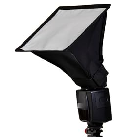 CowboyStudio MF-270 Portable Universal Photo Flash Diffuser Softbox for Speedlights, 8 x 12 Inches