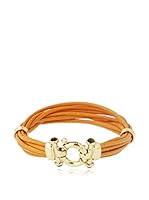 Bellavita Pulsera  plata de ley 925 milésimas bañada en oro / Dorado