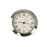 Mini Clock Quartz Movement Insert Round 1 7/16