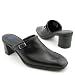 Rockport 'Angelique' Leather Heeled Mule (10M Black)