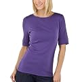 Merona® Women's Ultimate Elbow Sleeve Tee - Noel's Plum