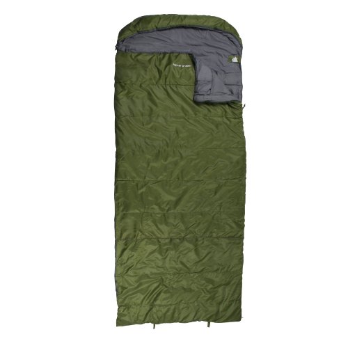 10T Kenai Green Sac de couchage couverture Vert/Gris 235 x 100 cm